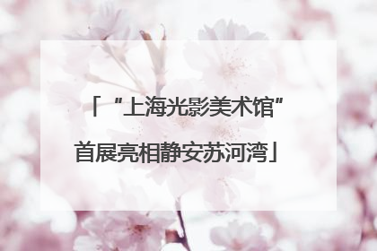 “上海光影美术馆”首展亮相静安苏河湾