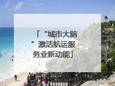 “城市大脑”激活航运服务业新动能