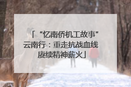“忆南侨机工故事”云南行：重走抗战血线 赓续精神薪火