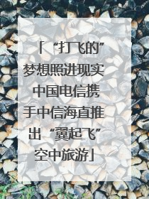 “打飞的”梦想照进现实 中国电信携手中信海直推出“翼起飞”空中旅游