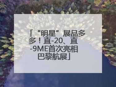 “明星”展品多多！直-20、直-9ME首次亮相巴黎航展