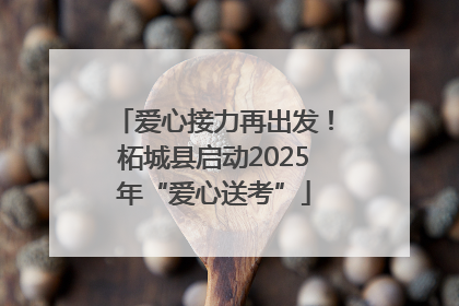 爱心接力再出发！柘城县启动2025年“爱心送考”
