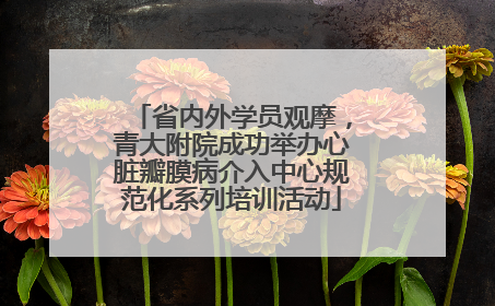 省内外学员观摩，青大附院成功举办心脏瓣膜病介入中心规范化系列培训活动