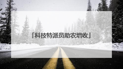 科技特派员助农增收