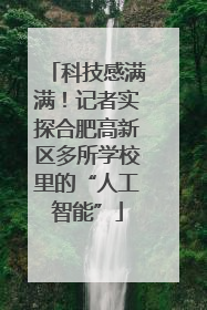 科技感满满！记者实探合肥高新区多所学校里的“人工智能”