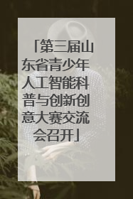 第三届山东省青少年人工智能科普与创新创意大赛交流会召开
