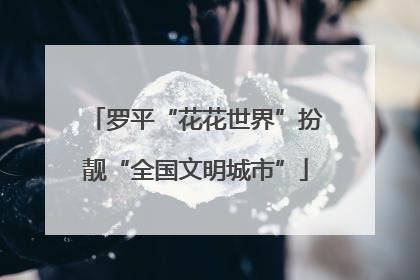 罗平“花花世界”扮靓“全国文明城市”