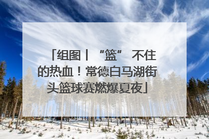 组图丨“篮” 不住的热血！常德白马湖街头篮球赛燃爆夏夜