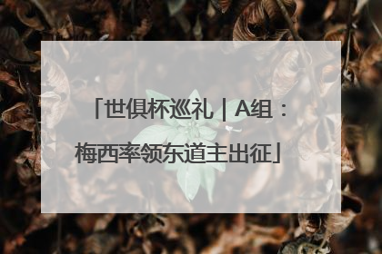 世俱杯巡礼｜A组：梅西率领东道主出征