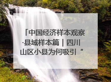 中国经济样本观察·县域样本篇｜四川山区小县为何吸引“村播”扎堆？
