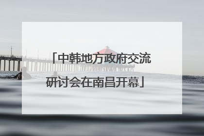 中韩地方政府交流研讨会在南昌开幕