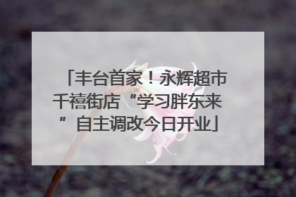 丰台首家！永辉超市千禧街店“学习胖东来”自主调改今日开业