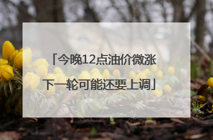 今晚12点油价微涨 下一轮可能还要上调