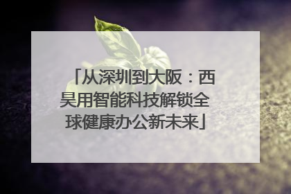 从深圳到大阪：西昊用智能科技解锁全球健康办公新未来