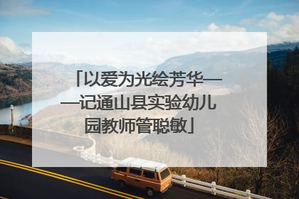以爱为光绘芳华——记通山县实验幼儿园教师管聪敏