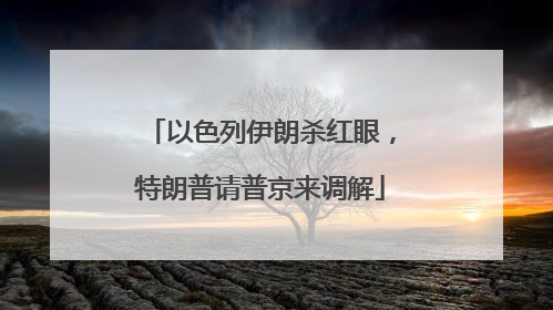 以色列伊朗杀红眼，特朗普请普京来调解