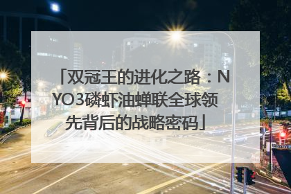 双冠王的进化之路：NYO3磷虾油蝉联全球领先背后的战略密码