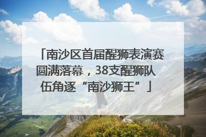 南沙区首届醒狮表演赛圆满落幕，38支醒狮队伍角逐“南沙狮王”