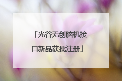 光谷无创脑机接口新品获批注册