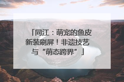 同江：萌宠的鱼皮新装刷屏！非遗技艺与“萌态跨界”