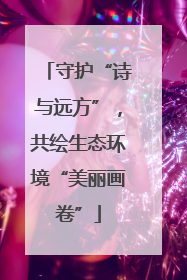 守护“诗与远方”，共绘生态环境“美丽画卷”