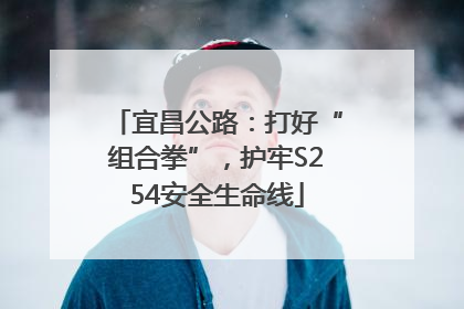宜昌公路：打好“组合拳”，护牢S254安全生命线