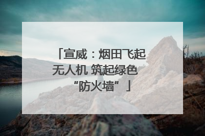 宣威：烟田飞起无人机 筑起绿色“防火墙”
