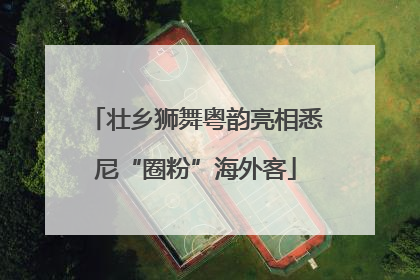 壮乡狮舞粤韵亮相悉尼“圈粉”海外客