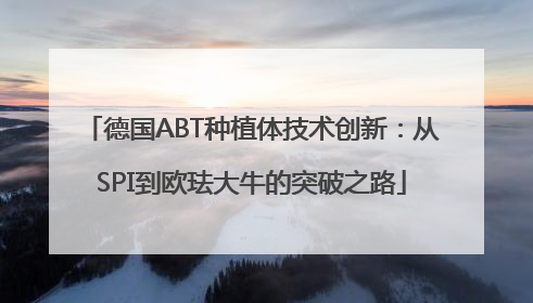 德国ABT种植体技术创新：从SPI到欧珐大牛的突破之路