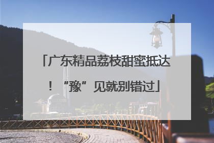 广东精品荔枝甜蜜抵达！“豫”见就别错过