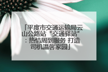 平度市交通运输局云山公路站“交通驿站”：热情周到服务 打造司机温馨家园