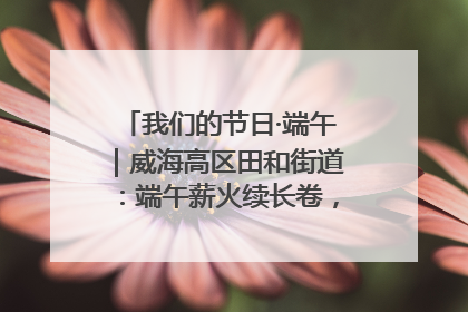 我们的节日·端午｜威海高区田和街道：端午薪火续长卷，邻里馨香聚暖流
