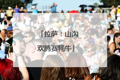 拉萨：山沟欢腾赛牦牛