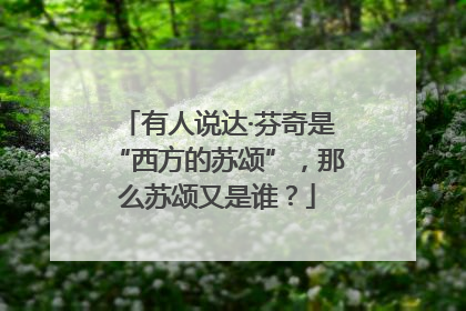 有人说达·芬奇是“西方的苏颂”，那么苏颂又是谁？