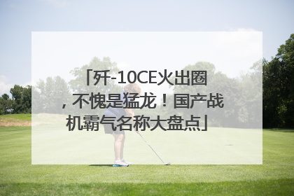 歼-10CE火出圈，不愧是猛龙！国产战机霸气名称大盘点