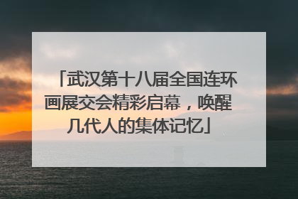 武汉第十八届全国连环画展交会精彩启幕，唤醒几代人的集体记忆