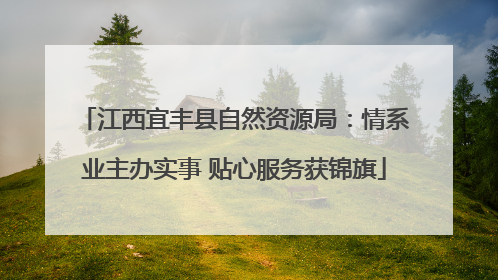 江西宜丰县自然资源局：情系业主办实事 贴心服务获锦旗
