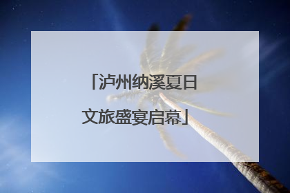 泸州纳溪夏日文旅盛宴启幕