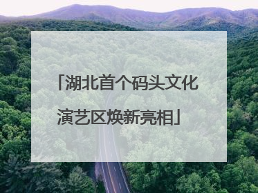 湖北首个码头文化演艺区焕新亮相