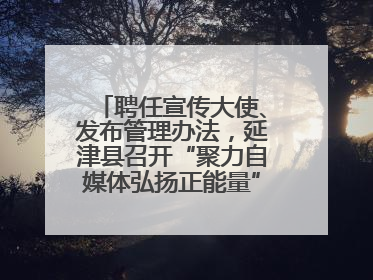 聘任宣传大使、发布管理办法，延津县召开“聚力自媒体弘扬正能量”联席会
