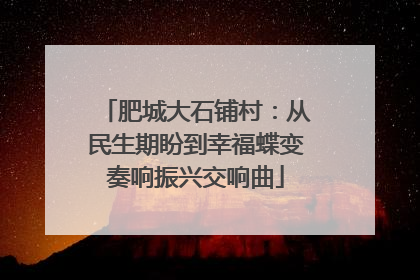 肥城大石铺村：从民生期盼到幸福蝶变奏响振兴交响曲