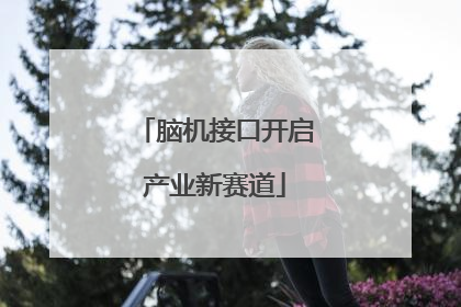 脑机接口开启产业新赛道
