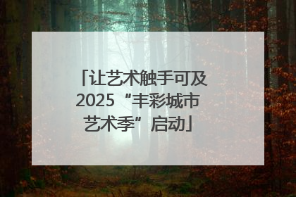 让艺术触手可及 2025“丰彩城市艺术季”启动