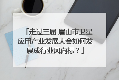 走过三届 眉山市卫星应用产业发展大会如何发展成行业风向标？