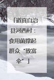 道真自治县河西村：食用菌撑起群众“致富伞”