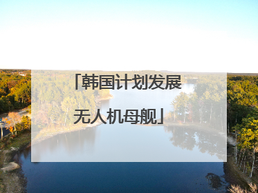 韩国计划发展无人机母舰