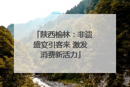 陕西榆林：非遗盛宴引客来 激发消费新活力