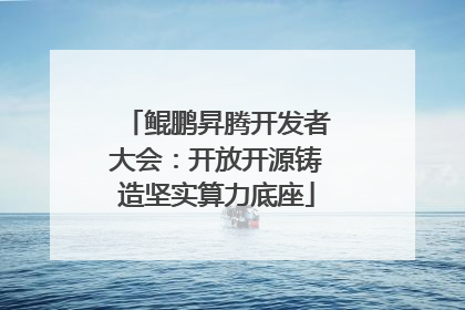 鲲鹏昇腾开发者大会：开放开源铸造坚实算力底座