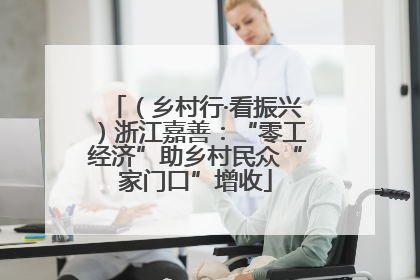 （乡村行·看振兴）浙江嘉善：“零工经济”助乡村民众“家门口”增收