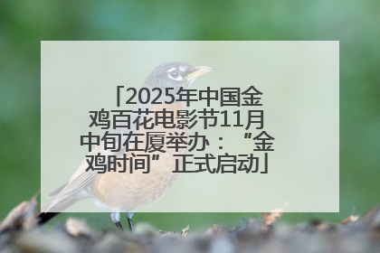 2025年中国金鸡百花电影节11月中旬在厦举办：“金鸡时间”正式启动